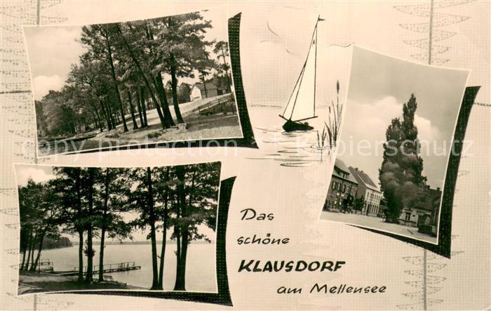 Klausdorf Mellensee Uferpartien am See Ortsmotiv