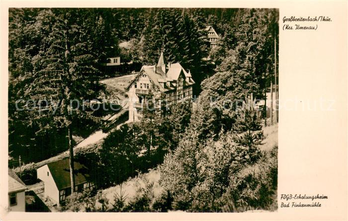 Grossbreitenbach Thueringen FDGB Erholungsheim Bad Finkenmuehle