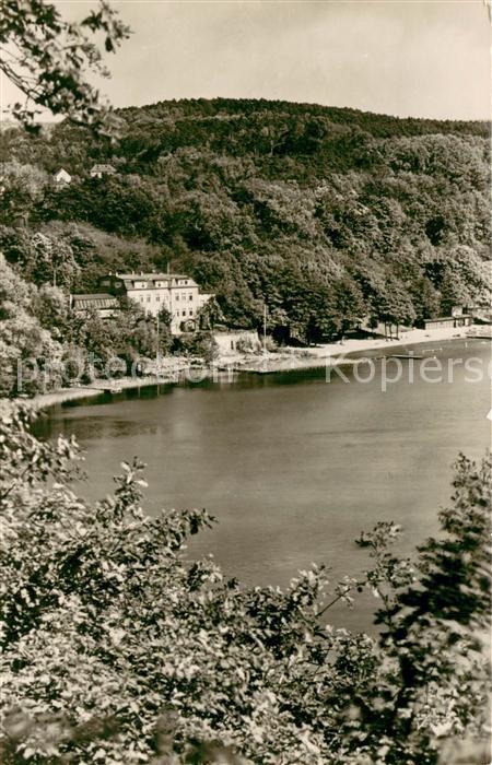 Bad Buckow Maerkische Schweiz FDGB Ferienheim Theodor Fontane Blick von Bollersd