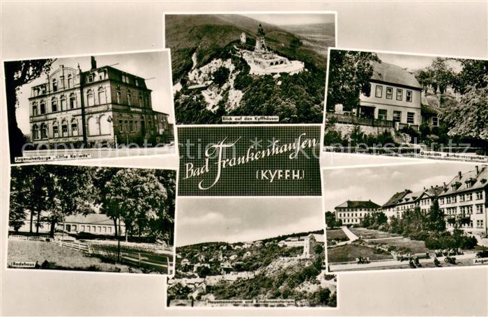 Bad Frankenhausen Jugendherberge Kyffhaeuser Denkmal Gaststaette Barbarossagarte