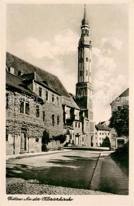 Zittau Ortsmotiv mit Klosterkirche