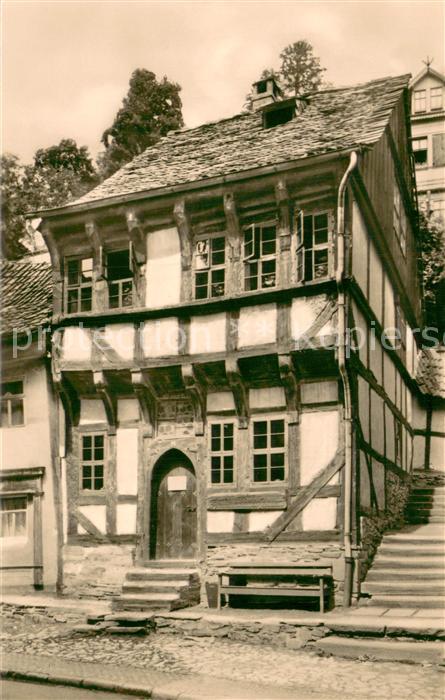 Stolberg Harz Heimatmuseum aeltestes Haus Fachwerk