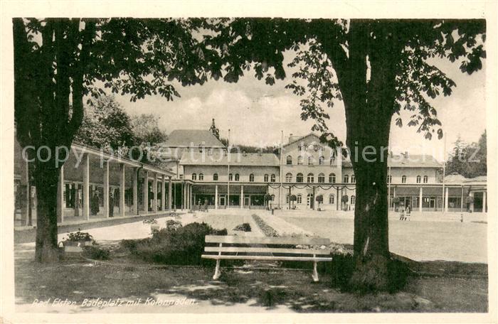 Bad Elster Badeplatz mit Kolonnaden
