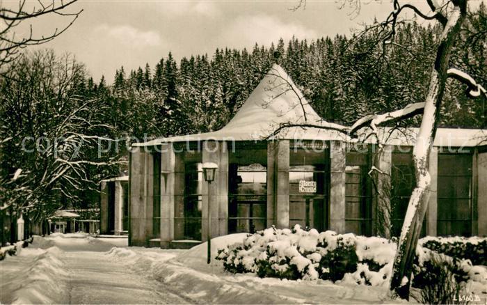 Bad Elster FDGB Volksheilbad Moritzquelle im Winter