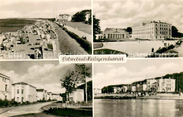 Heiligendamm Ostseebad Strand Kurhaus und Haus Mecklenburg Professor Vogel Stras