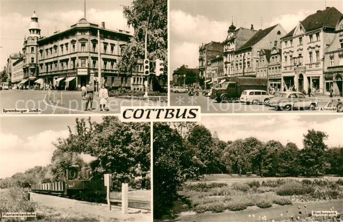 Cottbus Spremberger Strasse Altmarkt Pioniereisenbahn Blechenpark