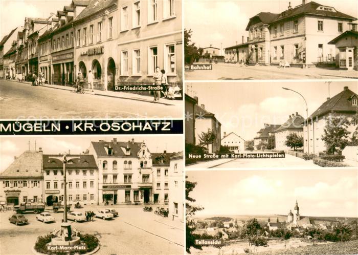 Muegeln Oschatz Dr Friedrichs Strasse Bahnhof Neue Strasse Karl Marx Platz Teila