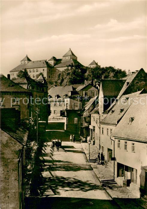 Augustusburg Strassenpartie Die Augustusburg