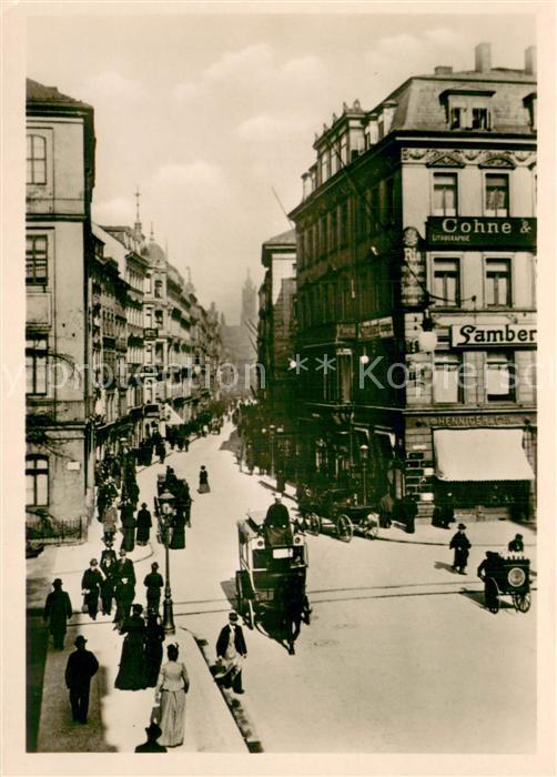 DRESDEN Elbe Die Seestrasse um 1900