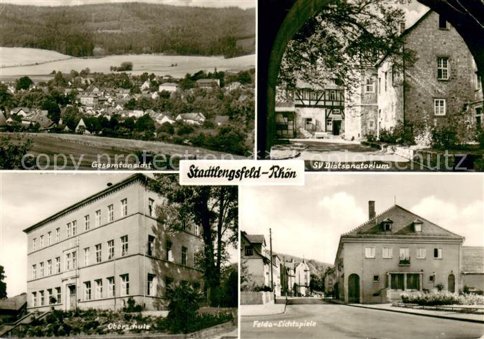 Stadtlengsfeld Panroama SV Diaetsanatorium Oberschule Felda Lichtspiele