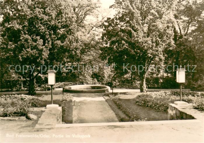 Bad Freienwalde Partie im Volkspark