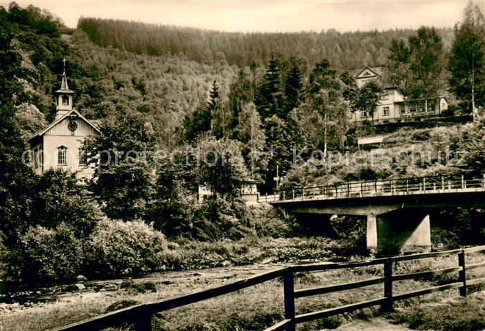 Treseburg Harz An der Bodebruecke