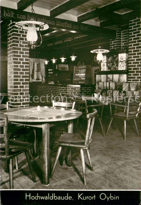 Oybin Sachsen Hochwaldbaude Gaststube