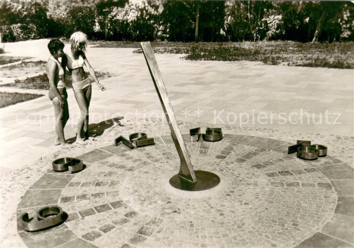 Heringsdorf Ostseebad Usedom Sonnenuhr