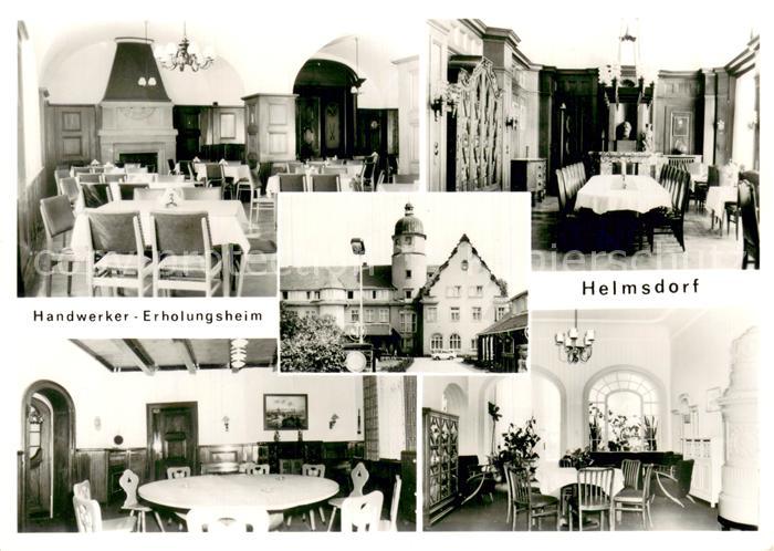 Helmsdorf Sachsen Handwerker Erholungsheim Gastraeume