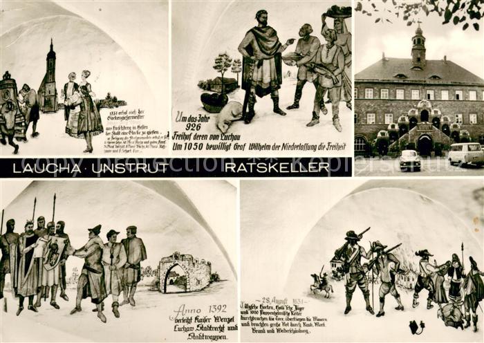 Laucha Unstrut Rathaus Wandgemaelde