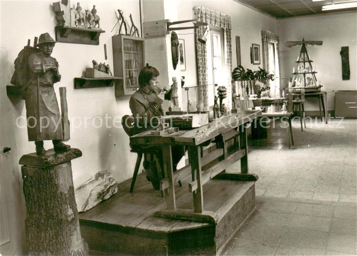 Annaberg-Buchholz Erzgebirge Frohnauer Hammer Schnitzer in der Volkskunst