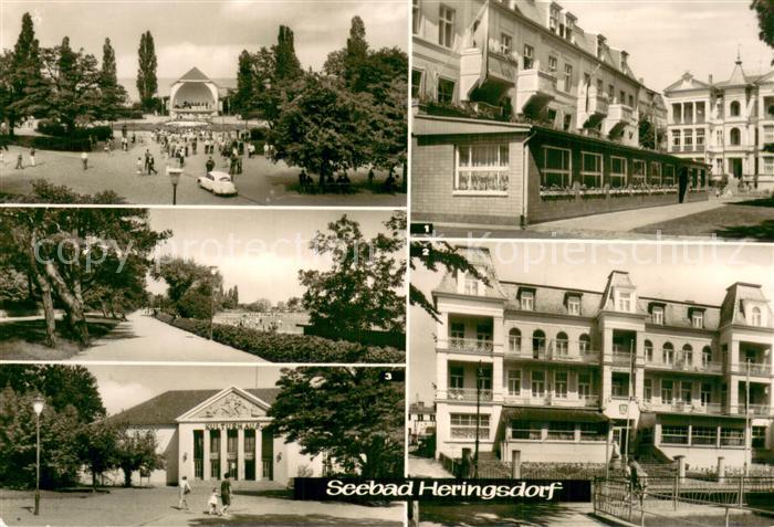 Heringsdorf Ostseebad Usedom FDGB Erholungsheime Albin Koebis und Einheit FDGB E