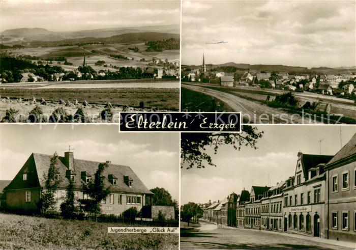 Elterlein Panorama Jugendherberge Glueck Auf Strassenpartie