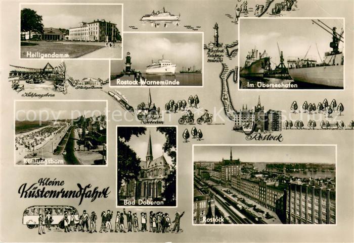 Heiligendamm Ostseebad mit Kuehlungsborn Rostock Warnemuende ueberseehafen Bad D