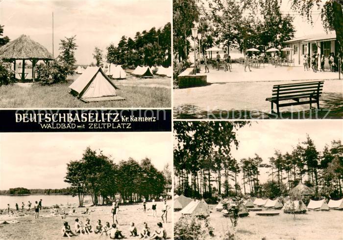 Deutschbaselitz Waldbad mit Zeltplatz Strandpartien