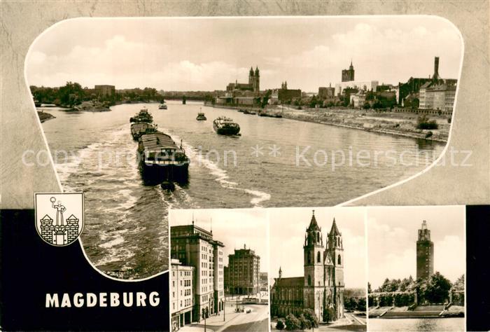 Magdeburg Elbe Otto von Guericke Strasse Dom Aussichtsturm im Kulturpark Rotehor