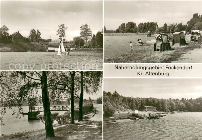 Fockendorf Altenburg Strandpartien Seebruecke Bootspartie