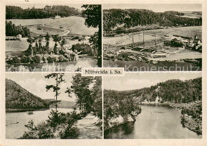 Mittweida Gaststaette Auenblick Landschaftspanorama Talsperre