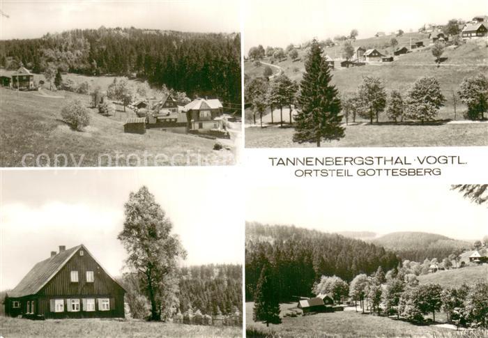 Gottesberg Tannenbergsthal Teilansichten Landschaft