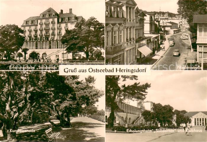 Heringsdorf Ostseebad Usedom Erholungsheim Solidaritaet Friedensstrasse Kurprome