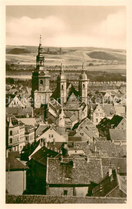 Eisleben Teilansicht mit Kirche