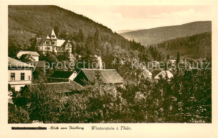 Winterstein Waltershausen Blick vom Thielberg