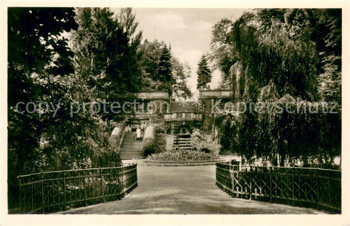 Riesa Sachsen Freitreppe im Stadtpark