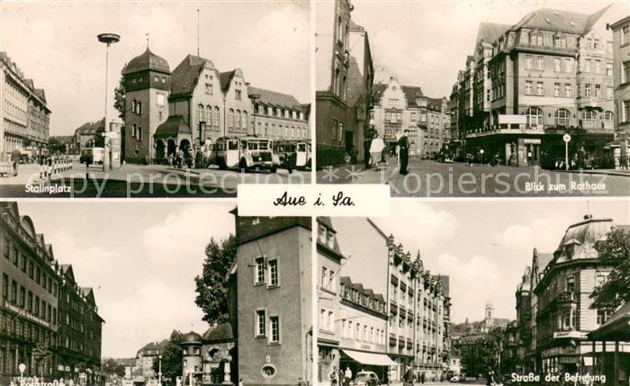 Aue Aachen Stalinplatz Rathaus Poststrasse Strasse der Befreiung