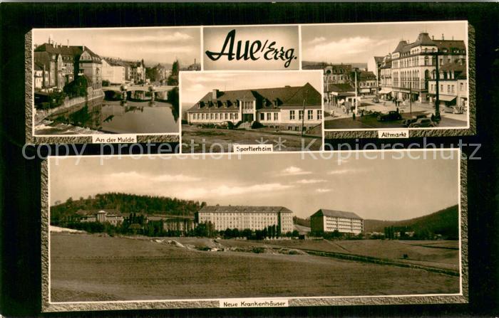 Aue Erzgebirge Muldepartie Sportlerheim Altmarkt Neue Krankenhaeuser