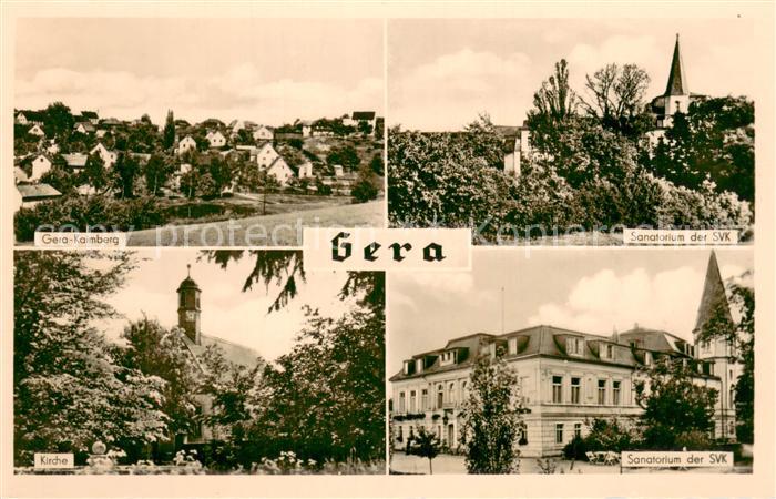 Gera Kalmberg Sanatorium der SVK Kirche