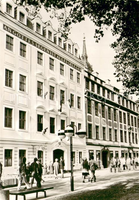 DRESDEN Elbe Strasse der Befreiung Kuegelgen Haus