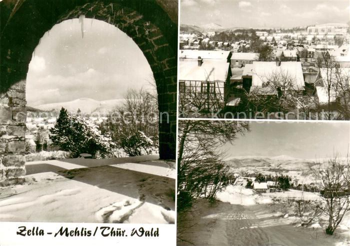 Zella-Mehlis Torblick Panorama Winteridyll