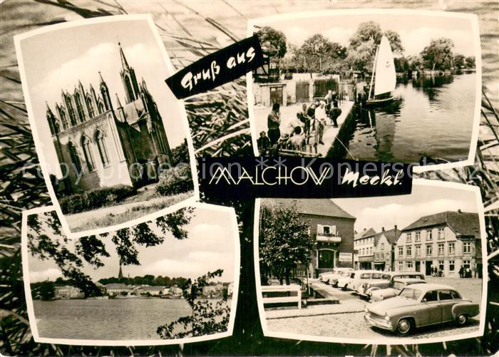 Malchow Kloster Bootssteg Seepartie Sparkasse