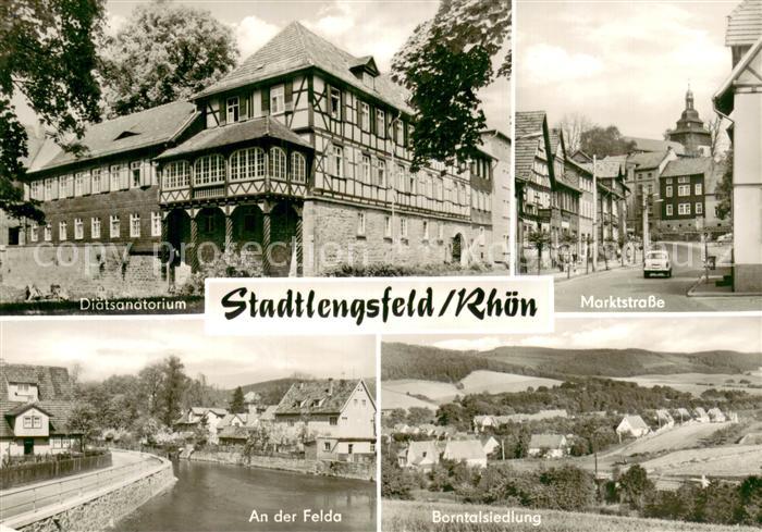 Stadtlengsfeld Diaetsanatorium Marktstrasse An der Felda Borntalsiedlung