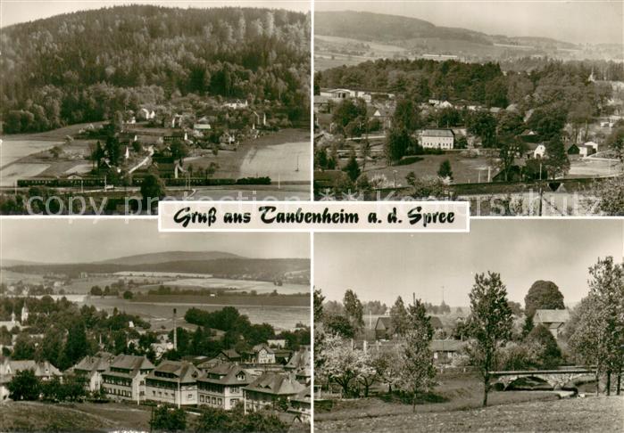 Taubenheim Spree Panorama Teilansichten