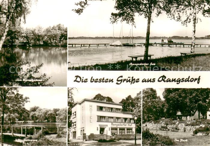 Rangsdorf Am Nymphensee Rangsdorfer See Zuelowsee Hotel Rangsdorfer Hof Im Park