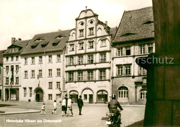 Goerlitz Sachsen Historische Haeuser am Untermarkt