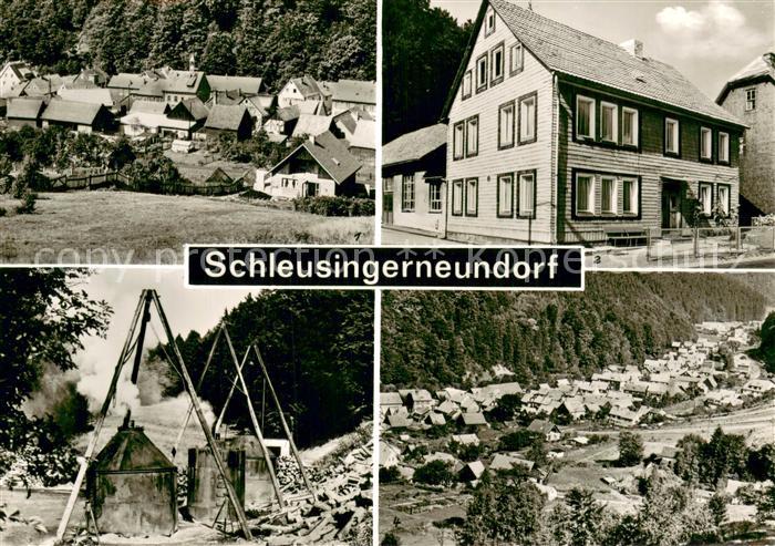 Schleusingerneundorf Ortsansichten Kohlenmeiler