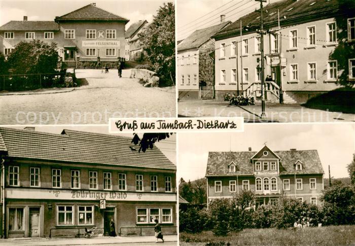 Tambach-Dietharz Gaststaette Felsenthal Volkshaus und Rat der Stadt HOG Thuering