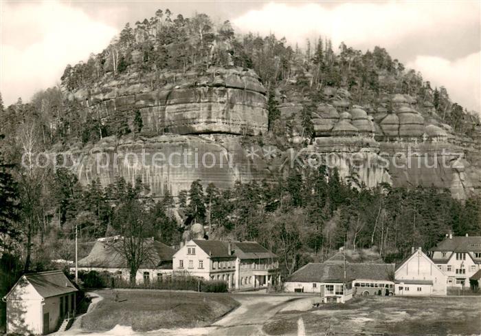 Oybin Sachsen Berg Oybin mit HOG Voelkerfreundschaft