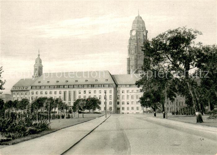 DRESDEN Elbe Neues Rathaus