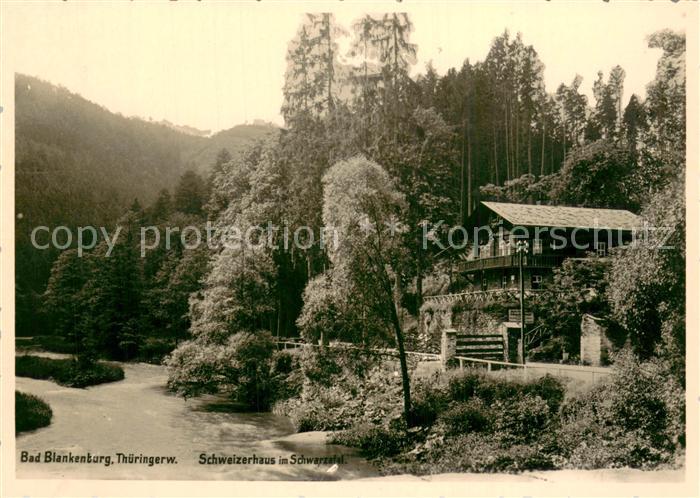 Bad Blankenburg Schweizerhaus im Schwarzatal