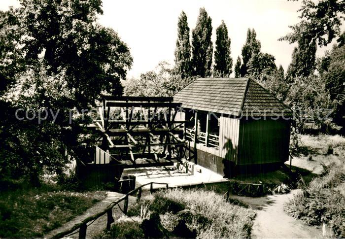 Bad Dueben Schiffmuehle im Burggarten