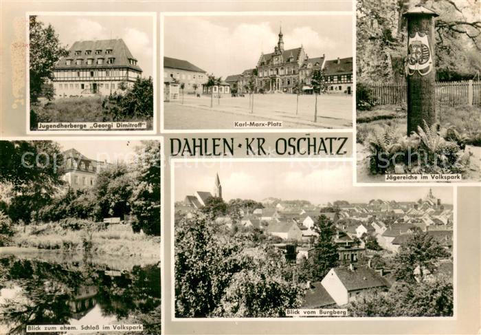 Dahlen Sachsen Jugendherberge Georgi Dimitroff Karl Marx Platz Jaegereiche im Vo